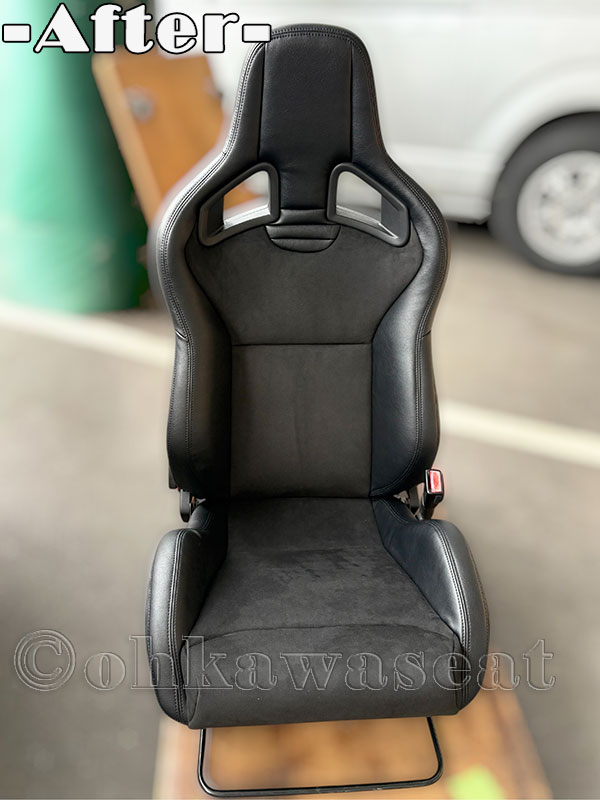 C-70　RECARO　スポーツスター　シート張替え施工後-1