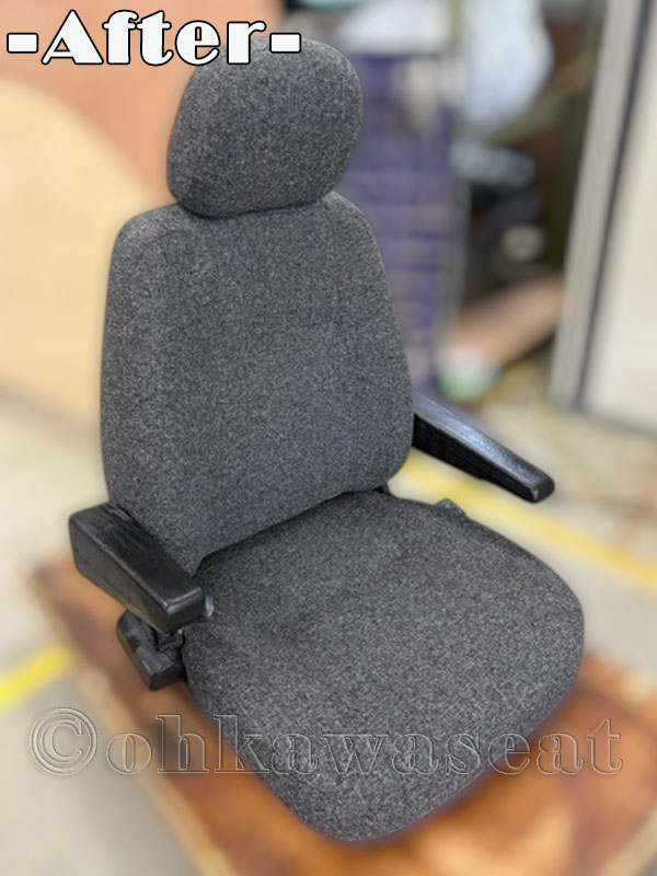 その他の製作 O-19/土木・建設機械　KOMATSU　ホイールローダーWA-100　オペレーターシート張替後